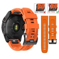 26mm 22mm Watchband Silicone Wrist Band Quick Fit Strap For Garmin Fenix 2 3 3HR 5 5X Plus 6 6X 7 7X Pro Forerunner 965 955 945 935