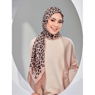 Shawl Ironless Printed Wideshawl Corak Leopard Harimau chiffon Voile🐯🦁