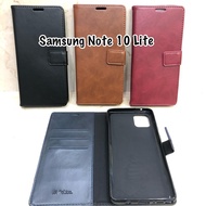 Flip Cover Samsung Note 10 Lite 2020 Sarung Buku Hp Dompet Case Casing
