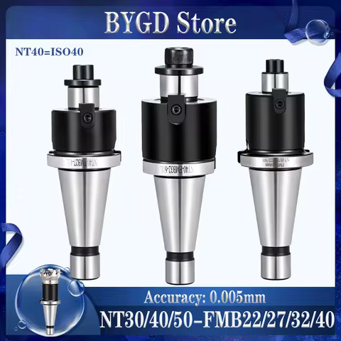 BYGD NT30 NT40 NT50 ISO40 ISO50 FMB16 FMB22 FMB27 FMB32 FMB40 Tool Holder Matched with 300R 400R EMR