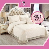 Cadar patchwork WEDDING SET / CADAR PENGANTIN / Queen 6 in 1 / bedding sets / Queen 6in1
