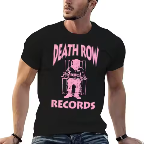 death row records T-Shirt t shirt man cotton cotton t shirt man man t shirt designer T-shirt