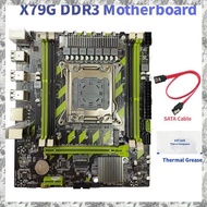 [I O J E] X79G DDR3 Desktop Motherboard LGA2011 4XDDR3 RECC Slots M.2 NVME PCI-E X16 SATA3.0 Server 