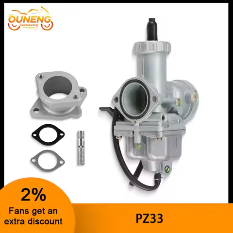 With Intake Manifold PZ33 33mm For CG TMX 250cc 300cc 350cc 400cc QUAD Off-Road ATV Cg 200-250cc Mot