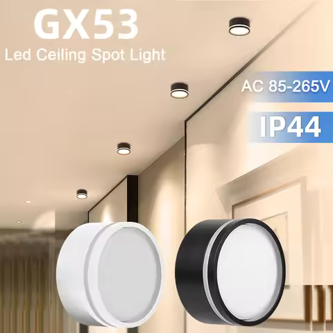 GX53 Spot Led Ceiling Light Surface mounted Downlight Indoor Down Lighting for Living Room Bedroom C