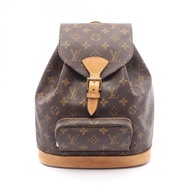 【二手】LOUIS VUITTONMontsouris MM 雙肩包 M51136 PVC 塗佈帆布皮革 Montsouris MM 女士二手 B