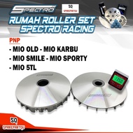 Pulley CVT MIO SPORTY/SMILE/FINO Carburetor Spectero RACING 5TL ROLLER Housing+CVT Fan