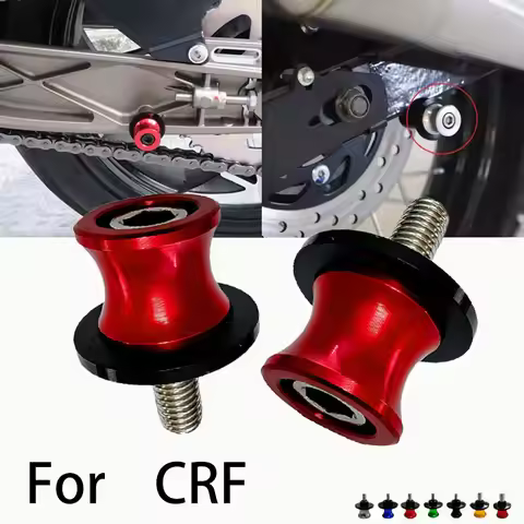 Aluminum Swingarm Slider Spools Screws For HONDA CRF1000L CRF250L CRF300L/Rally CRF 125/150/250/450 
