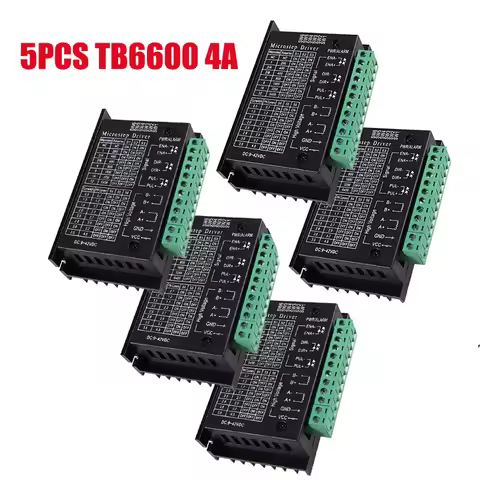 3pcs/5pcs TB6600 4A 9-42V Stepper Motor Driver CNC Controller,Nema 17/23 Stepper Motor Single Axes T