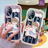 Amusement Park Girl Odd Shape ph case For OPPO A1 Pro/K A3/S A5/S A7/N/X A8 A9 A11/X/S A12/E/S A15/S A16/S/K A17/K 4G/5G soft case Cute Girl Cool plastic Phones