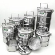 Horse Brand Food Carrier /Lunch Box/Tiffin Carrier Mangkuk Tingkat Nasi(12cm) (14cm ) (16cm)Bento 青马