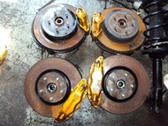BBK Brembo Brake Kit 4Pot 2Pot Depan Belakang bekas kondisi prima
