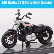Official Licensed 2018 Diecast 1:18 Harley-Davidson Forty Eight Special HD 48 Diecast Cruiser Motorc
