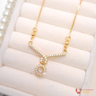 Kalung KOYE Titanium Perhiasan Wanita Lapis Emas Dan Perak KOYE.05