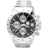 [Direct from JP] Elgin FK1184S-B Men's Silver Chronograph Diver Watch