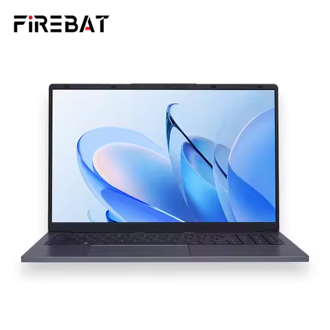 Firebat AT15 Laptop Intel N150 CPU 15.6 Inch 16GB RAM SSD 1TB Lightweight Business Windows 11 Pro Co