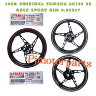 LC135-5S / LC5S ( 100% ORIGINAL YAMAHA ) 55C-F5338-10-4X 8X / 2.50X17 REAR SPORT RIM SPORTRIM BELAKA