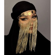 Chain Veil, Arabian Accessories, Veil, Cleopatra Accessories