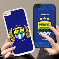 DJ-4 AING PERSIB football club Silicone Casing black and white for OPPO Realme Narzo Narzo50iPrime A