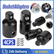 4PCS Socket Wrench Adapter 1/2 Large Fly To 3/8 Medium Fly To 1/4 Small Fly Air Gun Sleeve Converter