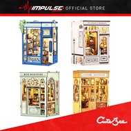 Cutebee DIY Book Nook Kit - Muse Bookstore / Cooking Bookstore / Literature Bookstore / The Scholar 