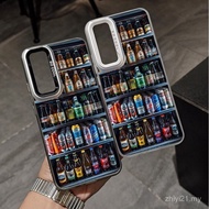 Painted Refrigerator Pattern Creative High-End Shock-resistant Case Suitable for Samsung S25ULTRA/S2