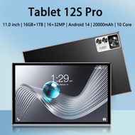 2026 New Version Mi tablet 12S Pro 11"HD Tablet Snapdragon 8Gen2 Android 14 22GB 2TB 20000mAh 5G Dua