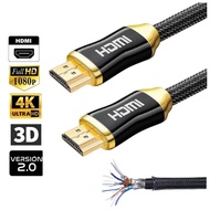 [Member Price RM19.18 - RM25.34] 3D 4K HD UHD HDMI Cable v2.0/v2.1 2160p Gold Plate Head 1.5Meter / 