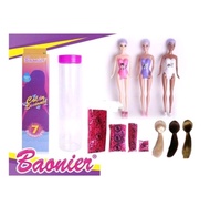 boneka barbie color reveal boneka celup