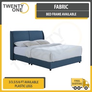 AMARA FABRIC BED FRAME (SINGLE / S.SINGLE / QUEEN / KING SIZE AVAILABLE)