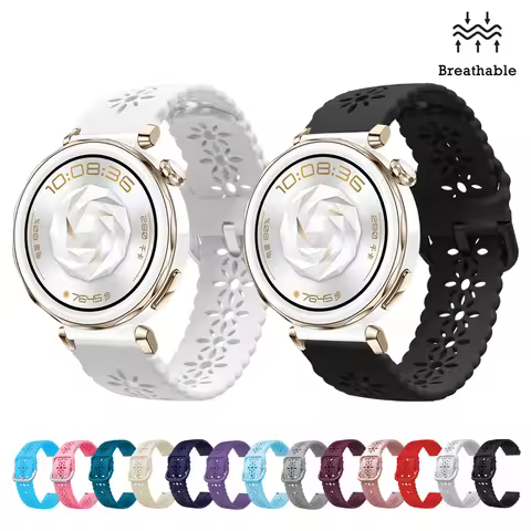 18mm Universal Watchband for Huawei Watch GT5/GT5 Pro 42mm 41mm Soft Lightweight Bracelet for Huawei