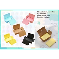 100 Sheets Greeting Cards Card Paper Blank Card Art Paper Art Board Blank Kraft Paper Card Set