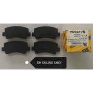 BRAKE PAD (FBK) Front for Naza Sutera & Forza 1 Set=4 Pcs