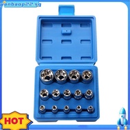 14PCS Female E Star Torx Socket Set E4-E24 E-Torx External Hex Socket Insert Nut