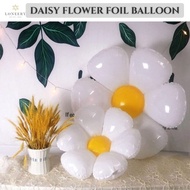 Daisy Flower Foil Balloon | Ins Style Balloon | Smiley Daisy Aluminum Balloon | Birthday Party Decor