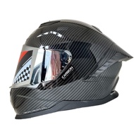 Helmet JS Armor Z Fullface CARBON Motif Original SNI