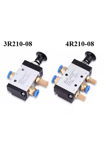 3R210-08 4R210-08 Push Pull Pneumatic Control Switch Reversing Manual Valve With Fittings