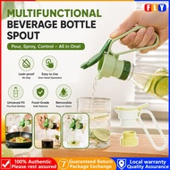 Water Bottle Cap Beverage Kettle Deflector Bottle Deflector with Handle Portable Beverage Bottle Cap