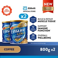 [Bundle of 2] Ensure Gold Adult Complete Nutrition Coffee Tin (800g )