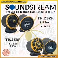 Soundstream Troupe Collection Full Range Speaker Kereta Kecil Dashboard 2 Way Speaker TR.252P / 3 Wa