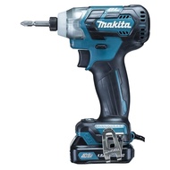Makita compact impact driver TD111 (10.8V) blue, 135Nm torque, with 2 x 1.5Ah batteries and charger TD111DSHX