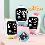 Aikoky Smart Watch For Kids Girls Cartoon Kuromi Watch Waterproof Luminous Digital Watch for Student