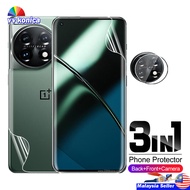 「3 in 1」OnePlus 13 |12 5G 12R | 11 | Pro | 10 10T | 9RT 9 9R | 8 Hydrogel Screen Protector Front Len