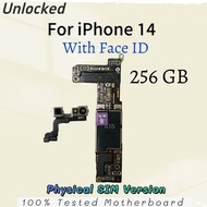 Unlocked Motherboard For iPhone 14 Pro 14 Pro Max 14 Plus Clean ICloud Logic Board With/No Face ID M