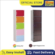 KLSB Almari 5 Pintu / Almari Serbaguna/ 5 Door Storage Box / Multipurpose Cabinet / 5 Door Colour Bo