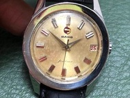 少有 探射燈內凹造型錶圈 VINTAGE 60'S 古董 RADO 雷達 Starliner 星際系列 36MM AS.1581 自動 上鏈 手錶