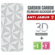 Tecno Spark Go 2 Carbon Skin Diamond Motif 3D Back Garskin