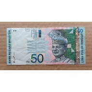 Malaysia Old Series RM50 Old Banknote Siri 8 For Collection Only