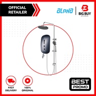 ALPHA SMART-18I-RS-BLK Instant Water Heater Plus Rain Shower