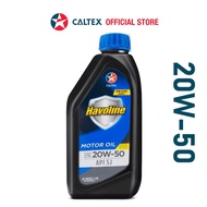 Caltex Havoline Motor Oil 20W-50 (1 Liter) - Petrol Engine Oil 20W50